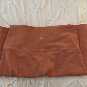 Lululemon Wunder Under Burnt Orange color WORN ONCE